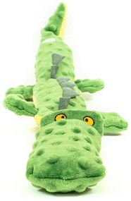 Βελούδινο Ζωάκι για Σκύλους Gloria Dogmonsters Πράσινο 100 % πολυεστέρας Κροκόδειλος 65 x 5 x 6 cm