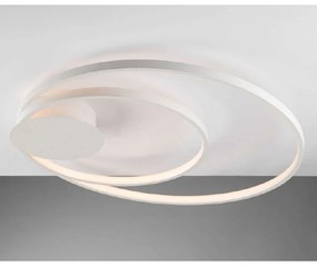 Φωτιστικό Οροφής - Πλαφονιέρα Diem LED-DIEM-PL-BCO 40W Led Φ61,5cm 6cm White Luce Ambiente Design Αλουμίνιο