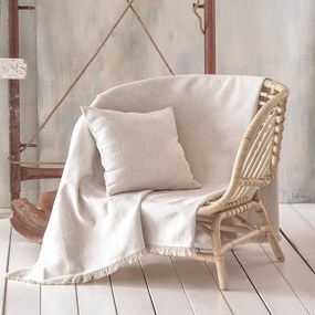 Ριχτάρι Gerardo Ecru Ρυθμός Τετραθέσιο 180x330cm Cotton-Polyester
