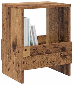 vidaXL Ράφι Περιοδικών Παλιό ξύλο 35 x 30 x 45 εκ.