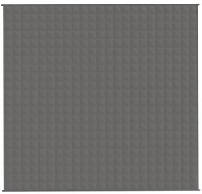 vidaXL Κουβέρτα Βαρύτητας Γκρι 220 x 230 εκ. 11 κ. Υφασμάτινη