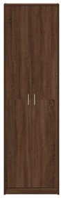 vidaXL Ντουλάπι με ράφι Καφέ δρυς 55 x 25 x 189 εκ. Επεξεργασμένο ξύλο