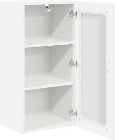 vidaXL Ραφιέρα τοίχου LUCCA 2 pcs Λευκό 40 x 31 x 80 εκ.
