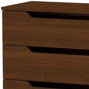 Συρταριέρα Azenor pakoworld 4ων συρταριών καρυδί 72x38x83εκ