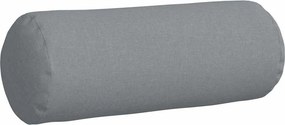vidaXL Μαξιλάρια Στήριγμα 2 pcs Ανοιχτό γκρι Ø 25 x 70 cm ύφασμα