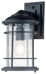 Απλίκα Φωτιστικό Τοίχου E27 60W IP44 Μαύρο Lighthouse FE-LIGHTHOUSE2-M-BLK Elstead Lighting FE-LIGHTHOUSE2-M-BLK Μαύρο