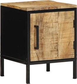 vidaXL Κομοδίνο 2 pcs Καφέ και Μαύρο 30 x 30 x 40 cm