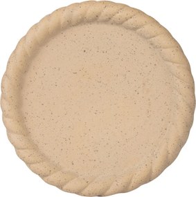 Δίσκος Διακόσμησης (Φ15.7x2) Estia Clayra Rib Ivory 09-50450
