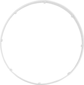 vidaXL Φούστα Χριστουγεννιάτικου Δέντρου Λευκό Ø65x23 cm Πλαστικό