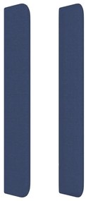 Κεφαλάρι με Πτερύγια Μπλε 147x16x118/128 εκ. Υφασμάτινο - Μπλε