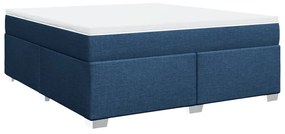 ΚΡΕΒΑΤΙ BOXSPRING ΜΕ ΣΤΡΩΜΑ ΜΠΛΕ 180X200 ΕΚ. ΥΦΑΣΜΑΤΙΝΟ 3285157