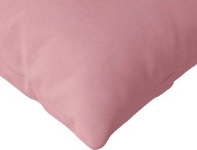 vidaXL Μαξιλάρι Καναπέ 2 τμχ. Βελούδο Ροζ 120 x 40 cm