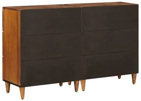 vidaXL Πλαϊνό γραφείο 2 pcs Καρυδιά 60 x 33,5 x 75 εκ.