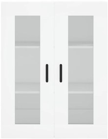vidaXL Ντουλάπι Λευκό 69,5x34x180 εκ. από Επεξεργασμένο Ξύλο
