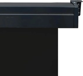vidaXL Σκίαστρο Βεράντας Πλαϊνό Μαύρο 175 x 250 εκ.