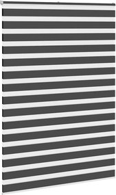 vidaXL Ζέβρα τυφλή Μαύρο Πλάτος υφάσματος 155,9 εκ. Πολυεστέρας