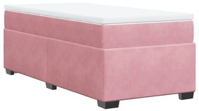 ΚΡΕΒΑΤΙ BOXSPRING ΜΕ ΣΤΡΩΜΑ ΡΟΖ 90X190 ΕΚ. ΒΕΛΟΥΔΙΝΟ 3285256