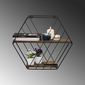 Wall Shelf Liliales Black
Dark Walnut