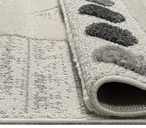 Beauty Home Χαλί Loop Art 9559 133x190 Grey Grey White Γκρι Λευκό