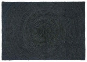 vidaXL Χαλιά χώρου Ορθογώνιος Σκούρο Γκρι 120 x 170 cm Γιούτα