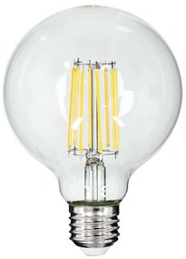 Λαμπτήρας Led Long 99054 Φ9,5x13,5cm E27 12W 1320lm Dimmable 4000K Clear Globostar 12W