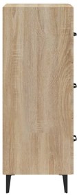 vidaXL Ντουλάπι Sonoma Δρυς 34,5x34x90 εκ. από Επεξεργασμένο Ξύλο