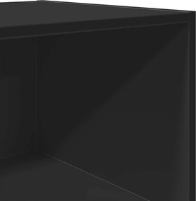 vidaXL Ντουλάπι Μαύρο 45x41x185 εκ. Επεξεργασμένο Ξύλο