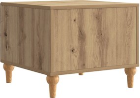 vidaXL Τραπεζάκι σαλονιού Artisan Δρυς 49 x 50 x 40 εκ