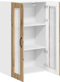 vidaXL Ραφιέρα τοίχου LUCCA Artisan Δρυς 60 x 31 x 100 εκ.