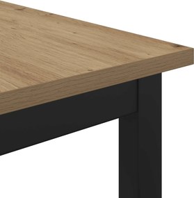 vidaXL Τραπεζαρίες 140 x 80 x 75 cm ΜΕΤΑΛΛΟ Ορθογώνιος