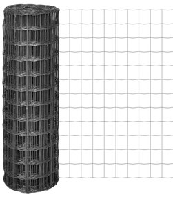 vidaXL Συρματόπλεγμα Γκρι 25 x 1,2 μ. Ατσάλινο
