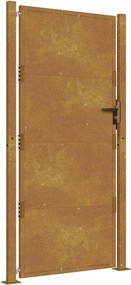 vidaXL Πόρτα Κήπου 100x200 εκ. από Ατσάλι Corten