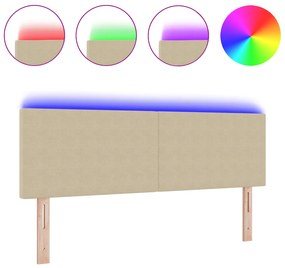 vidaXL LED Κεφαλάρι Μοντέρνο Σε Φωτεινό Πράσινο Γκρι 72εκ Κορντούρα
