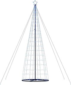 vidaXL Χριστουγεννιάτικο δέντρο LED 1534 LED μπλε 500 εκ.