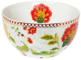 Σαλατιέρα Floral Grey 14.201.12 Φ23cm Grey-Multi Cryspo Trio Small Porcelain