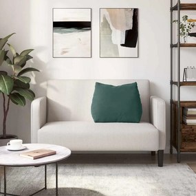 vidaXL Μαξιλάρι Πλάτης Σκούρο Πράσινο 60 x 50 x 20 cm