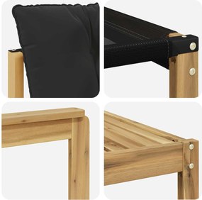vidaXL Σειρά Καναπέ Εξωτερικού 8 pcs Λευκό και μαύρο