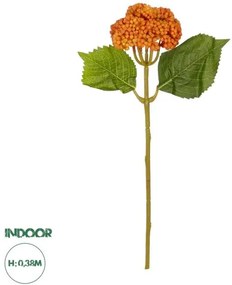 Artificial Garden ORANGE SEDUM BRANCH 21338 Τεχνητό Διακοσμητικό Κλαδί Πορτοκαλί Σέδο Y38cm Globostar-21338-Πορτοκαλί 21338