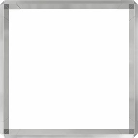 vidaXL Φράχτες με σαλιγκάρια 8 pcs Ασημί Επικαλυμμένος Χάλυβας