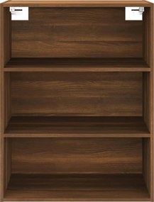 vidaXL Ντουλάπι Τοίχου Κρεμαστό Καφέ δρυς 69,5 x 32,5 x 90 εκ.