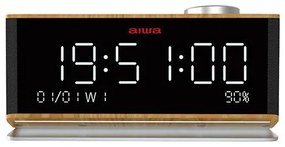 AIWA CLOCK RADIO BIG DISPLAY MULTIFUNCTIONAL RMS 15W
