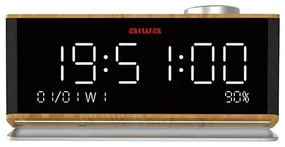 AIWA CLOCK RADIO BIG DISPLAY MULTIFUNCTIONAL RMS 15W