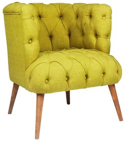 Πολυθρόνα West Monroe 558ZEN1180 75x80x76cm Lime Polyester,Wood