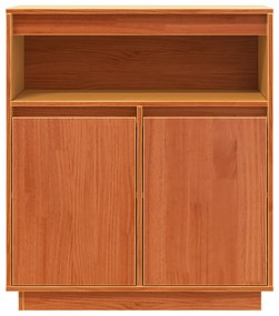 vidaXL Πλαϊνό γραφείο Καφέ κεριού 70 x 34 x 80 εκ Μασίφ ξύλο πεύκου