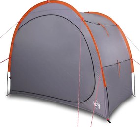 vidaXL Σκηνή Αποθηκευτική Αδιάβροχη Γκρι/Πορτοκαλί