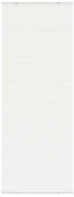 vidaXL Πλισέ περσίδα Λευκό 75x200 cm Πλάτος υφάσματος 74,4 cm