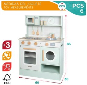 Παιχνίδι κουζίνα Woomax 60 x 83 x 30 cm