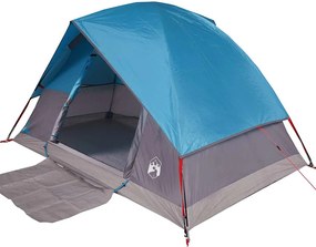 vidaXL Σκηνή Κάμπινγκ 4 Ατόμων Αδιάβροχη Μπλε