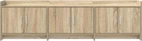 vidaXL Ντουλάπι TV 168 x 33 x 47 εκ. Sonoma Δρυς Επεξεργασμένο Ξύλο
