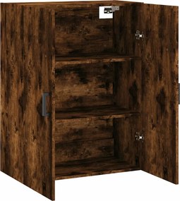 vidaXL Ντουλάπι Τοίχου Καπνιστή Δρυς 69,5 x 34 x 90 εκ.